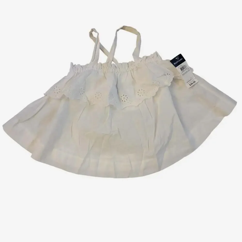 Sleeveless Tie-Shoulder Top for Girls